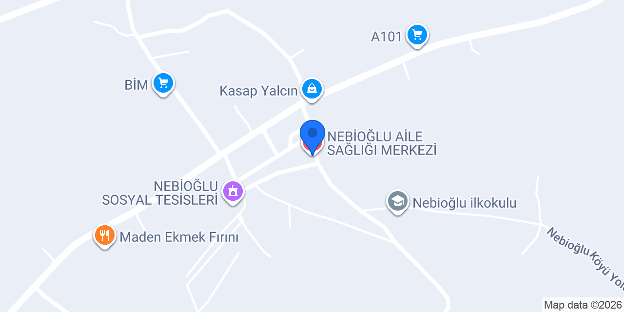 NEBİOĞLU AİLE SAĞLIĞI MERKEZİ konumu