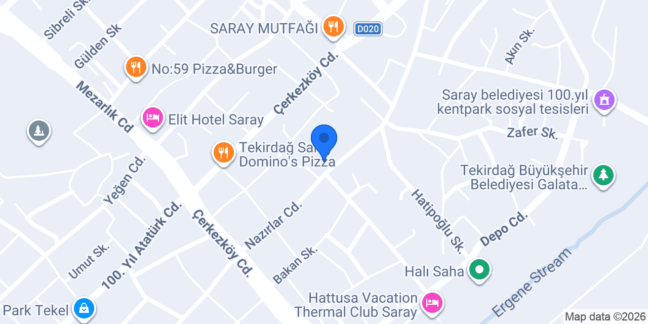 Saray Toplu Yemek konumu
