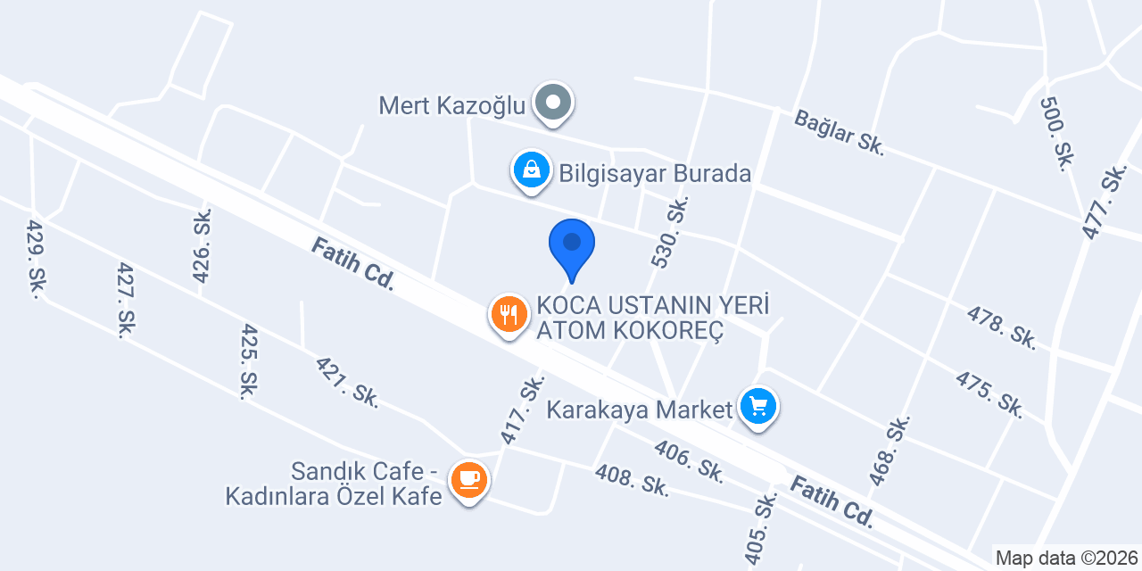 BLANK TASARIM konumu