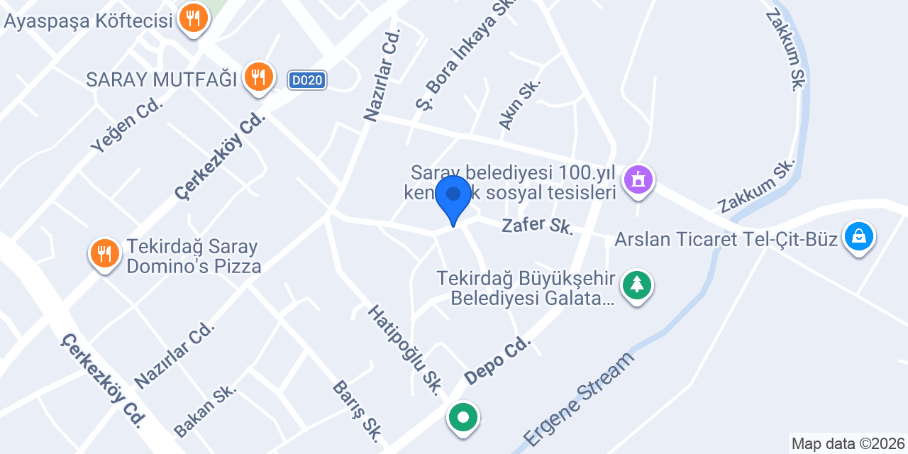 Saray Jeneratör Kiralama konumu