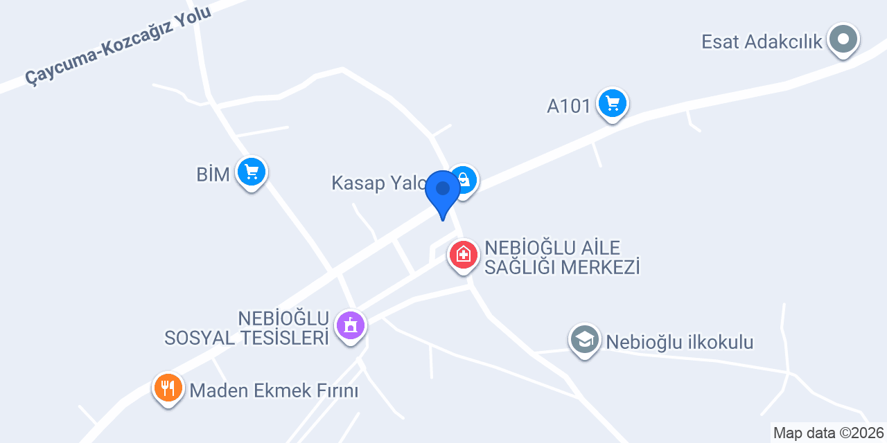 Ptt-nebioğlu Acentesi konumu