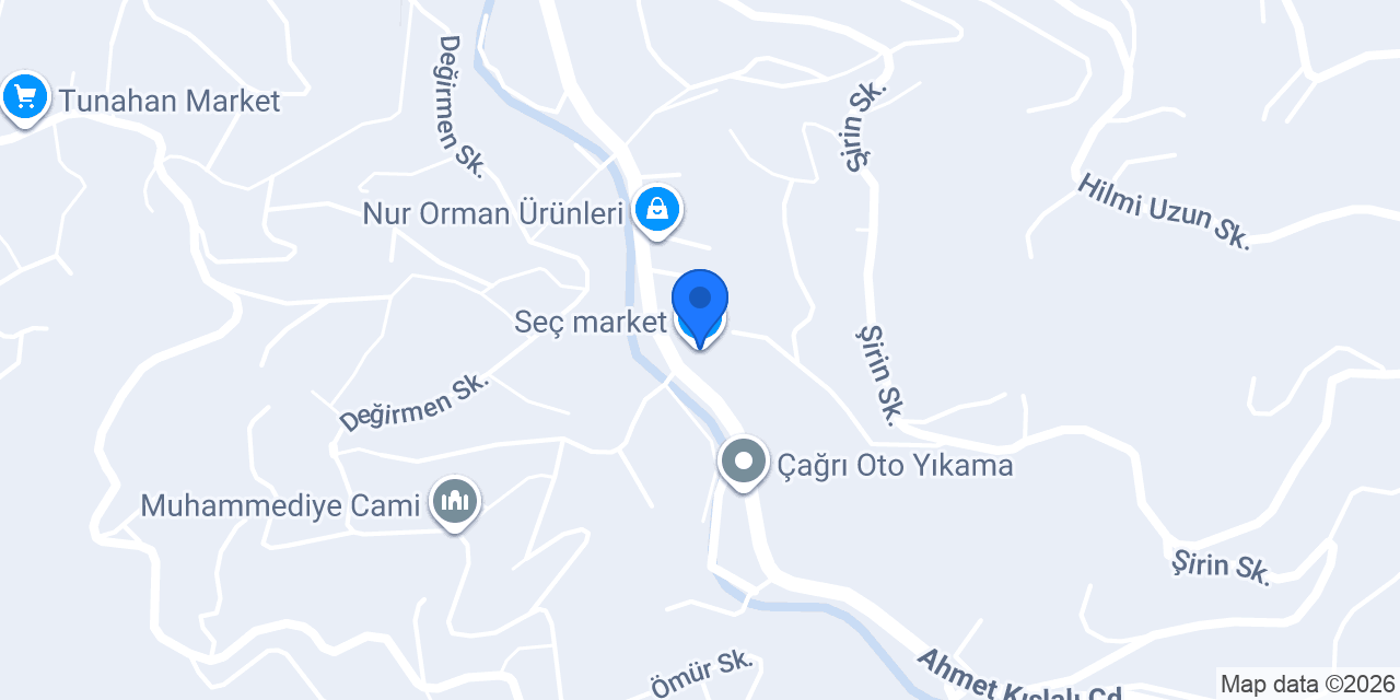 Seç market konumu