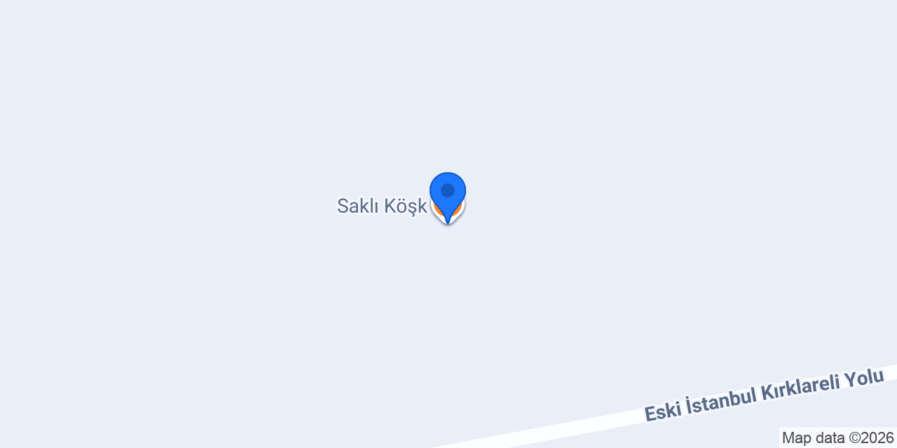 Saklı Köşk konumu