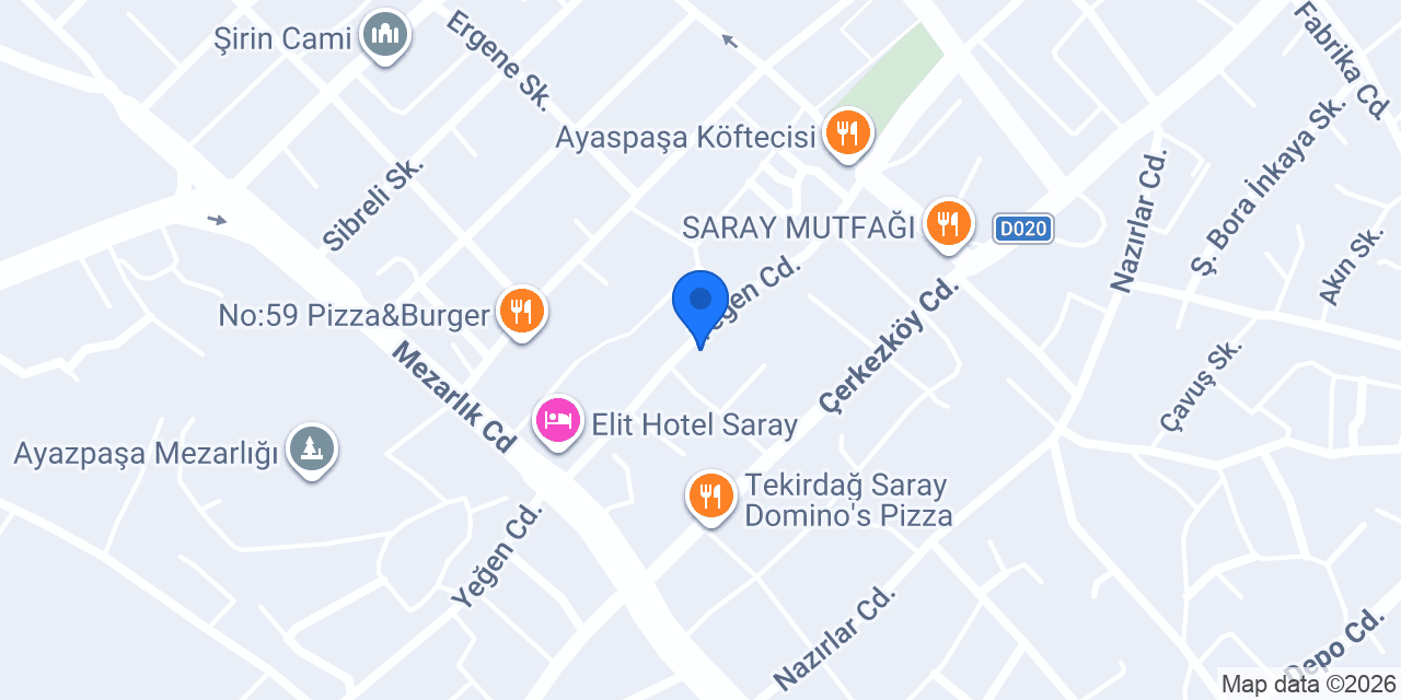 Sürat Kargo Saray Şube konumu