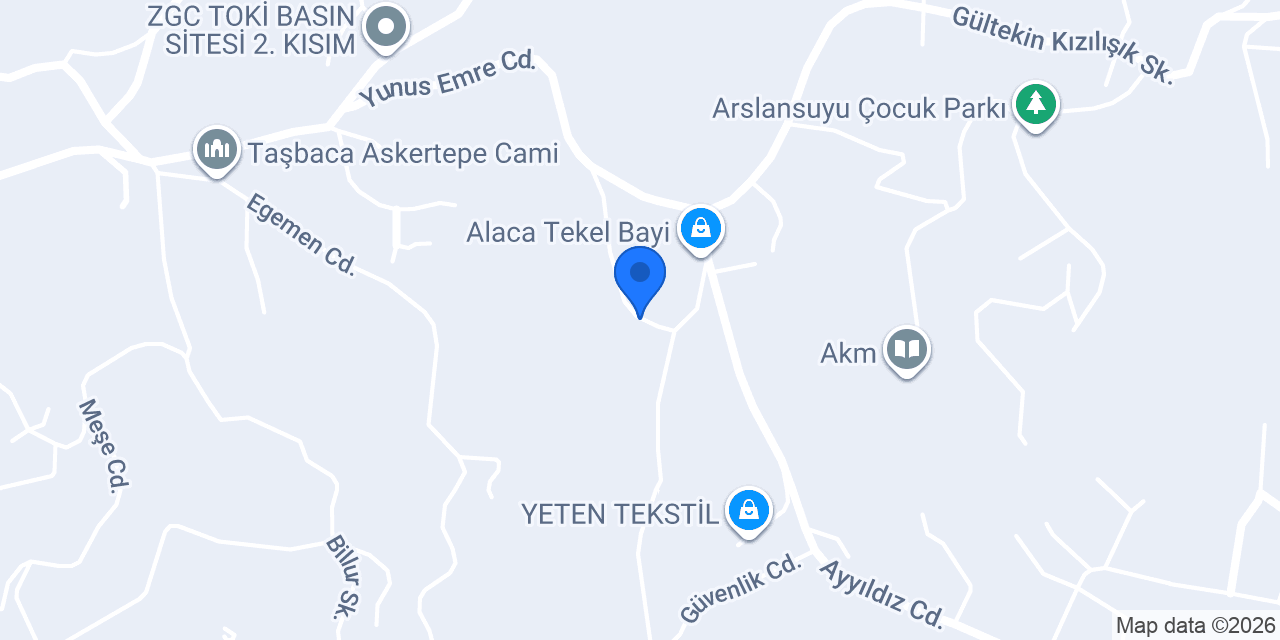Çapa Çelik Oluk konumu