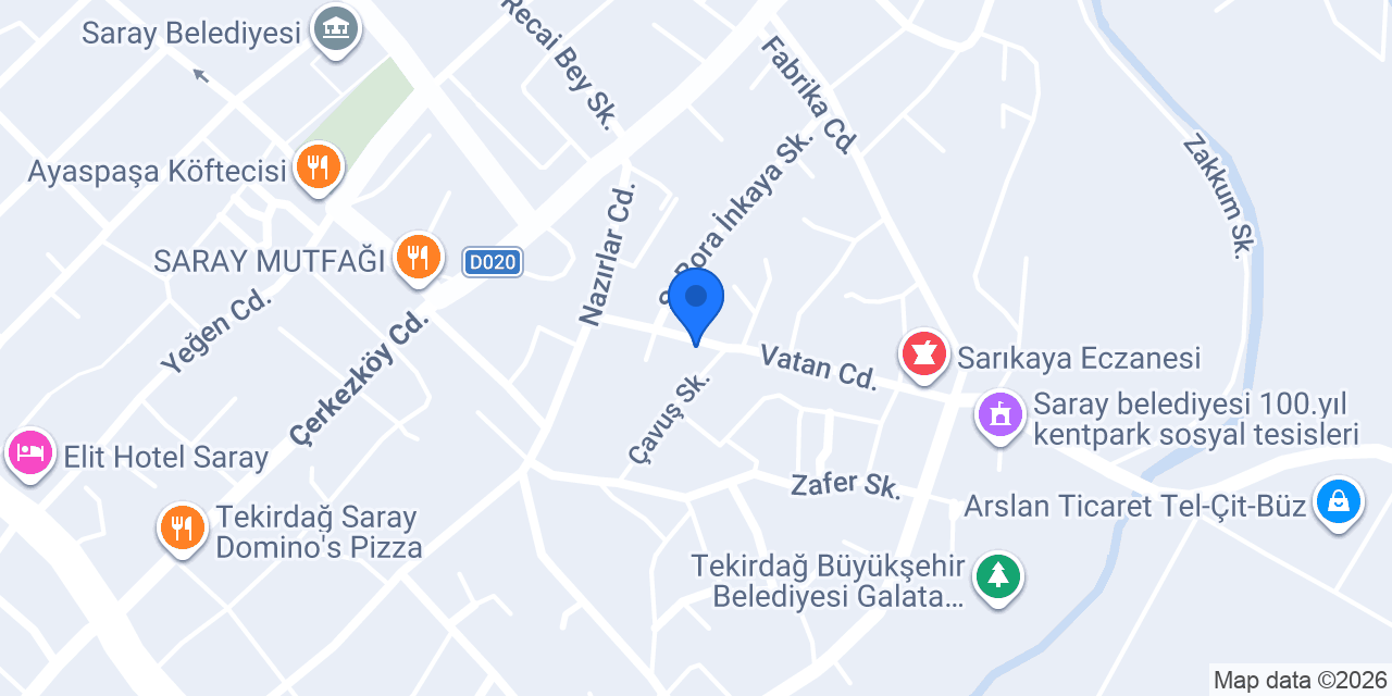 Emek Kız Öğrenci Pansiyonu konumu