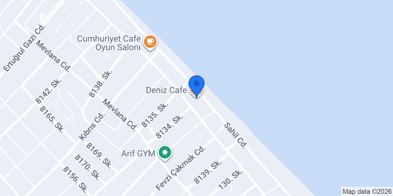 Deniz Cafe konumu