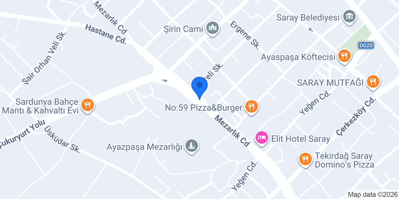 Yeşil Auto Garage konumu