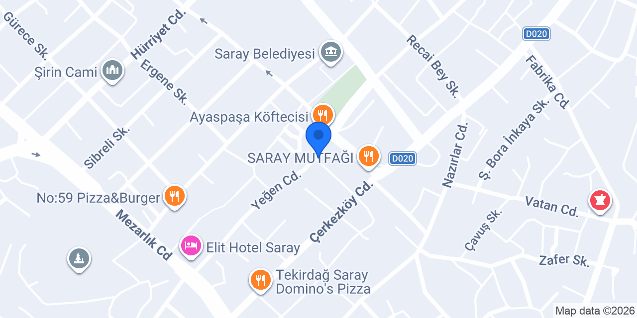 Sakura Veteriner Kliniği konumu