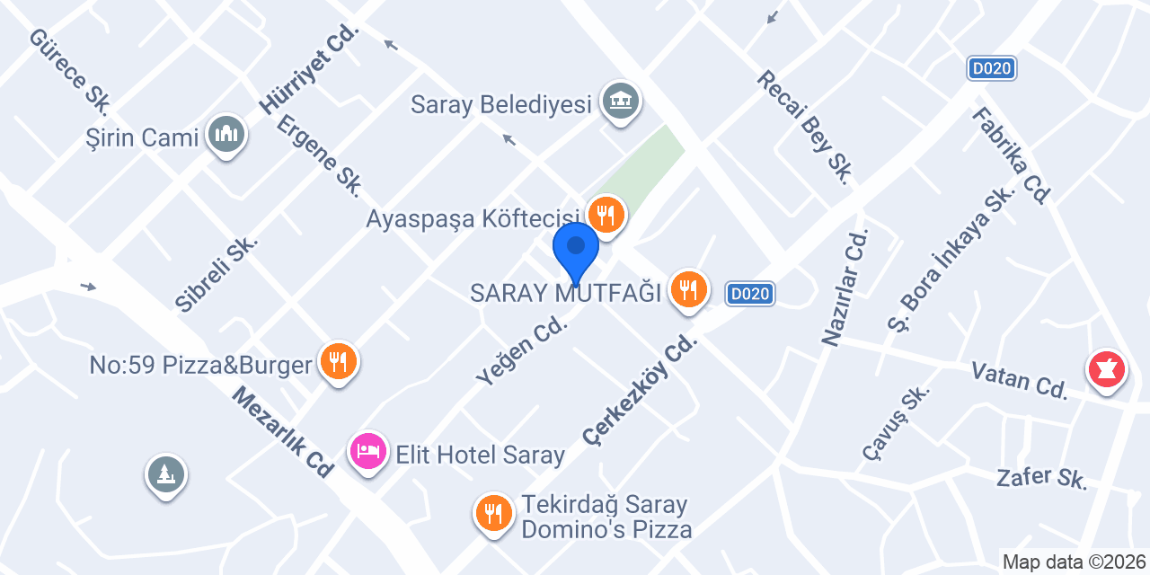 Karaca Ziraat konumu