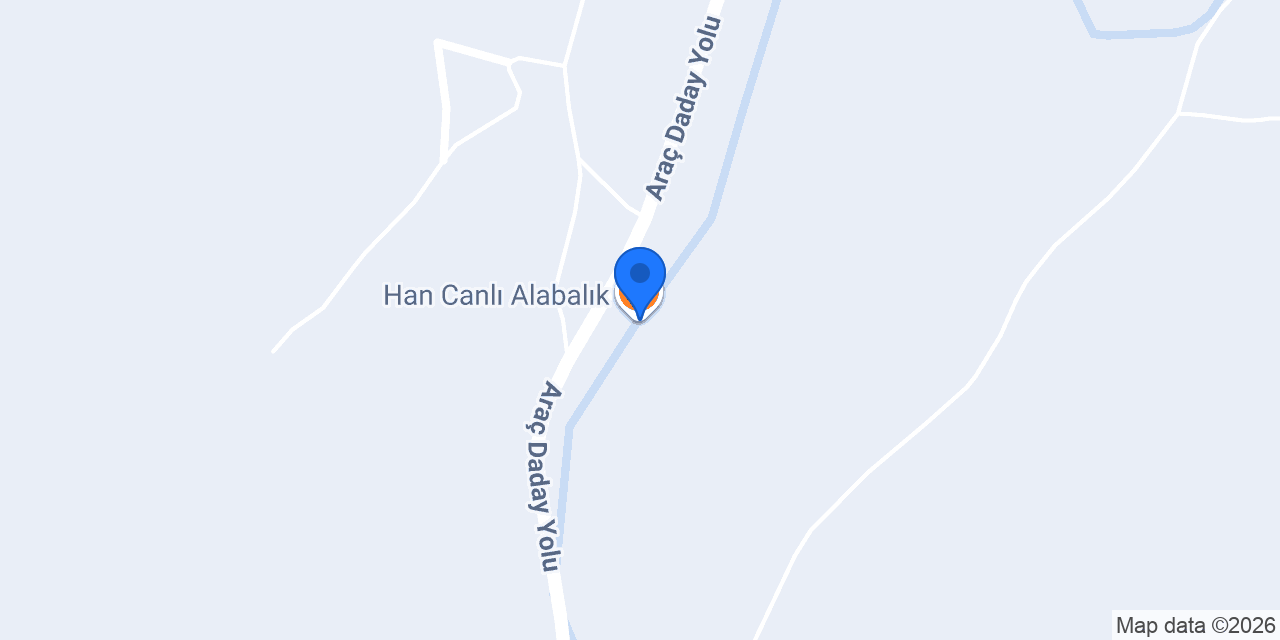 Han Canlı Alabalık konumu