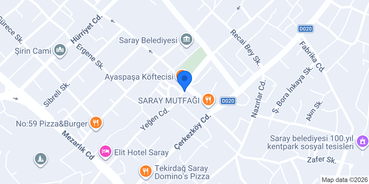 Bilgen Terzi konumu