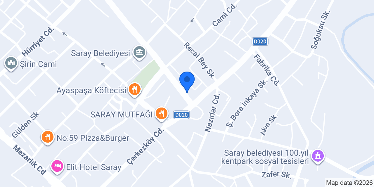 Sevinç Eczanesi konumu