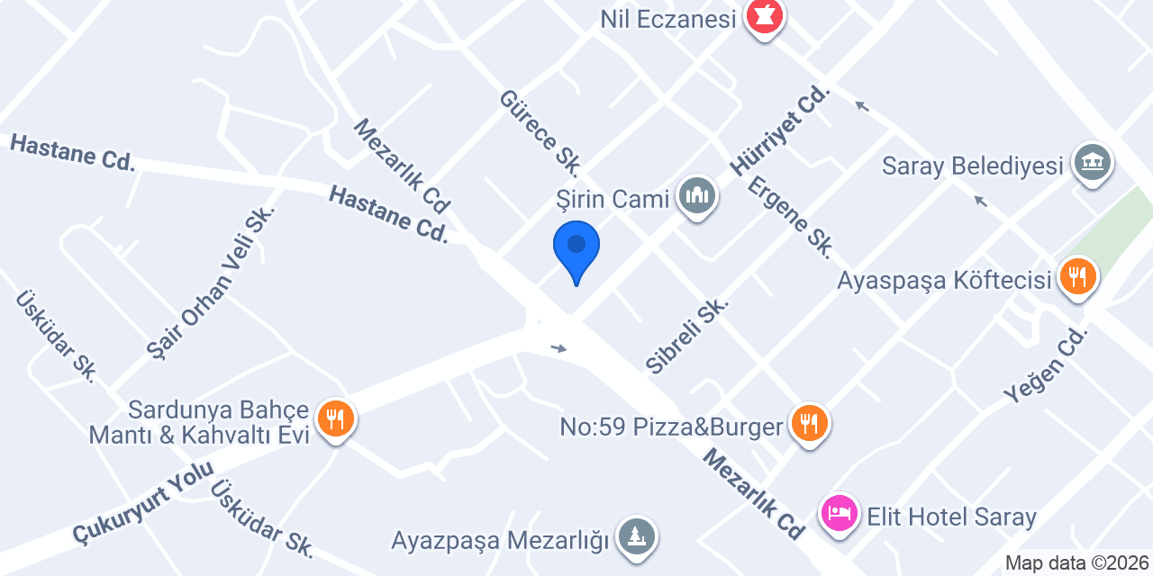 Sanat Tesisat konumu