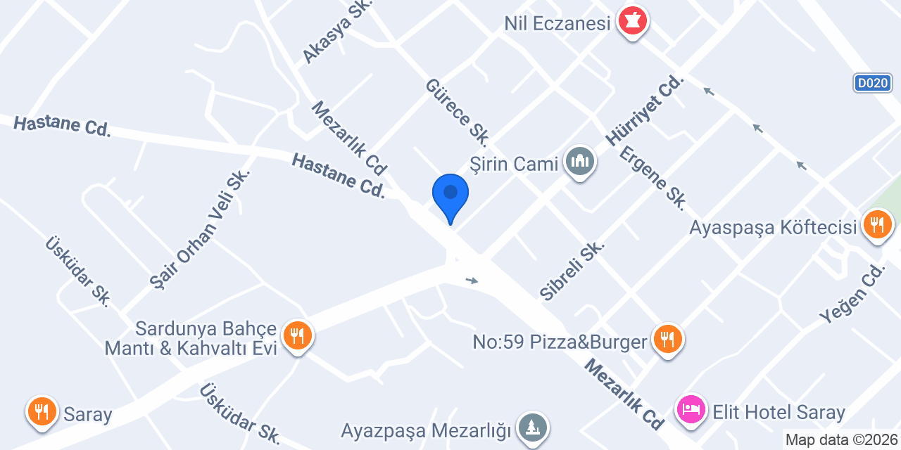 Mengeretli Kasap Şarküteri konumu