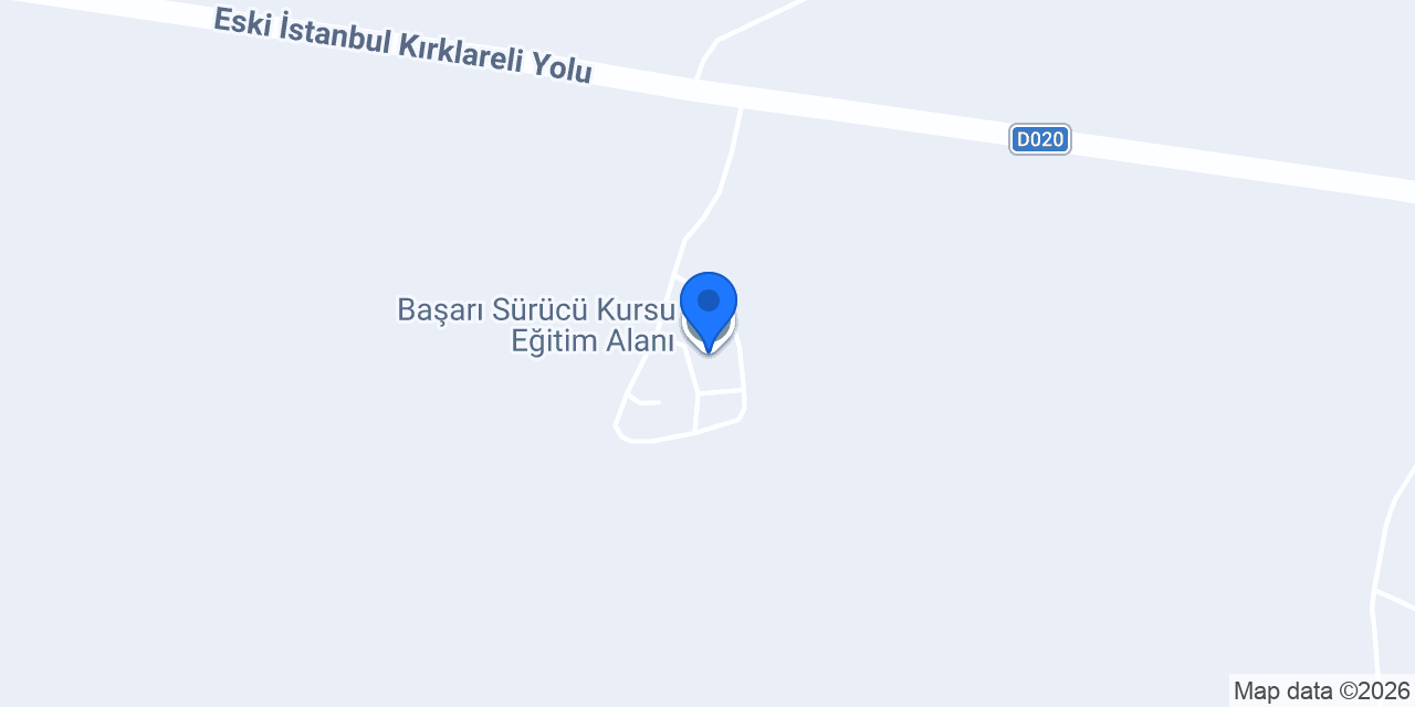 Başarı Sürücü Kursu Eğitim Alanı konumu