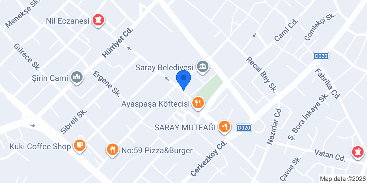 GOLD SARAY PANSİYON konumu