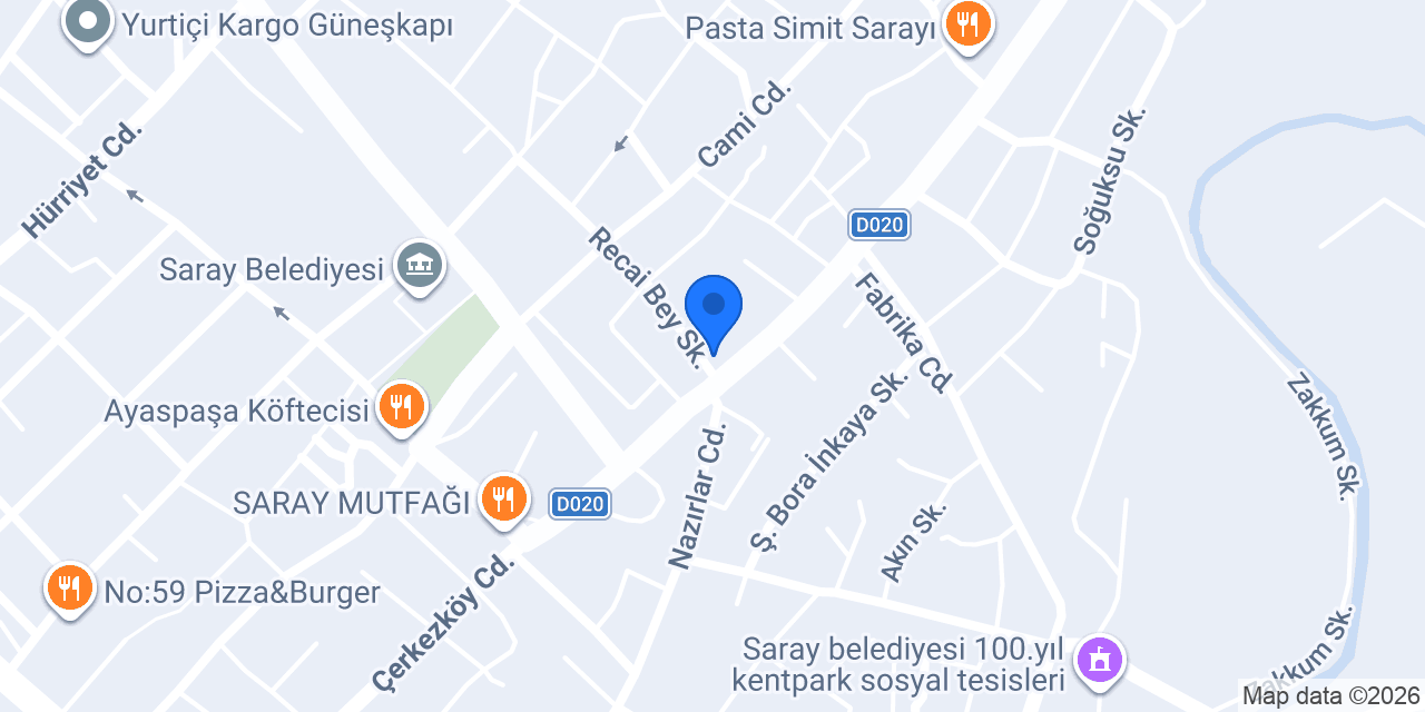 TEKİRDAG HİDRAFOR konumu
