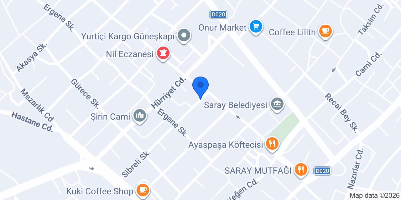 Saray Atlas Akademi Kişisel Gelişim Kursu konumu