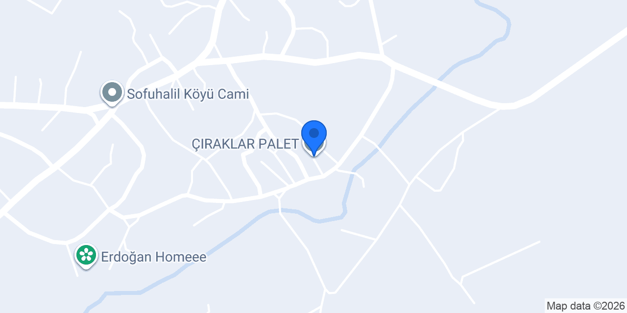 ÇIRAKLAR PALET konumu