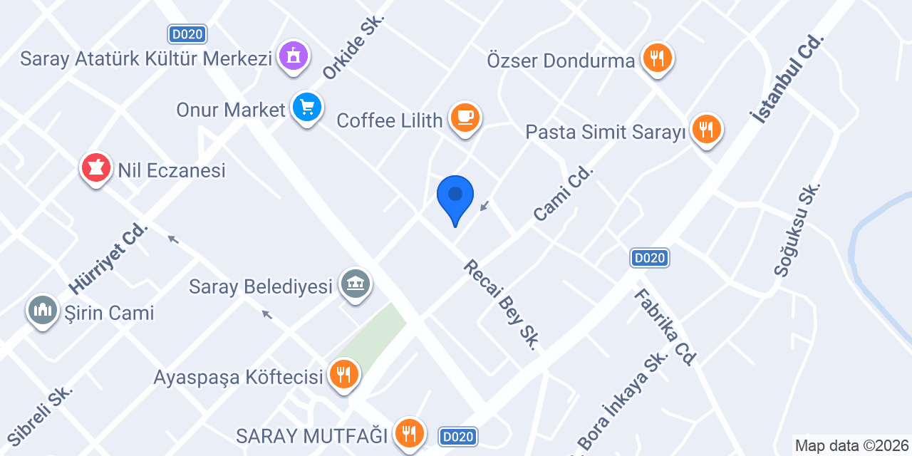 Adnan Garip Veteriner Kliniği konumu