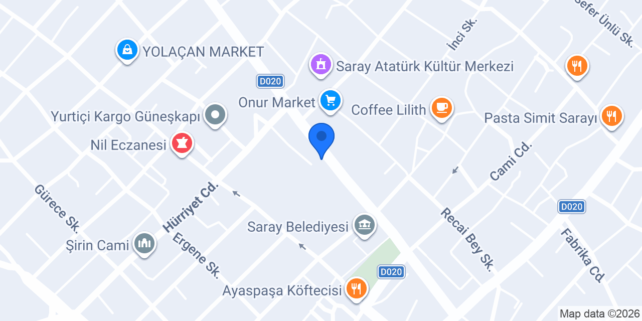 Modamivrasaray konumu