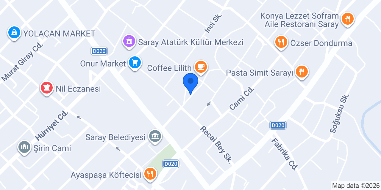 Terzi Gülseren konumu