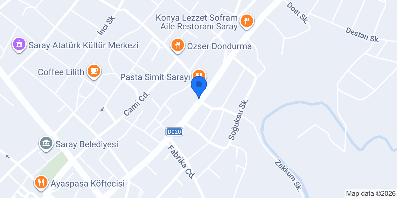 Tekirdağ Saray Merkez Et & Ciğercisi konumu