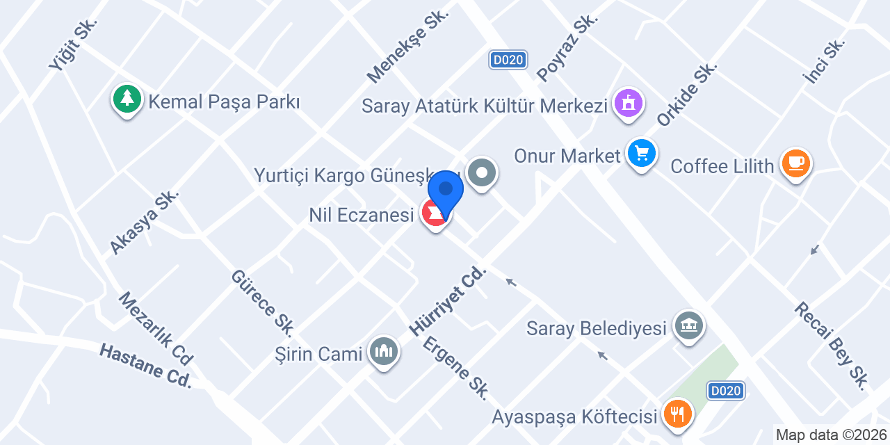 Pink Kitchen Saray konumu