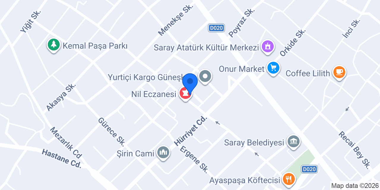 FARMASİ NURCAN VARDAR konumu
