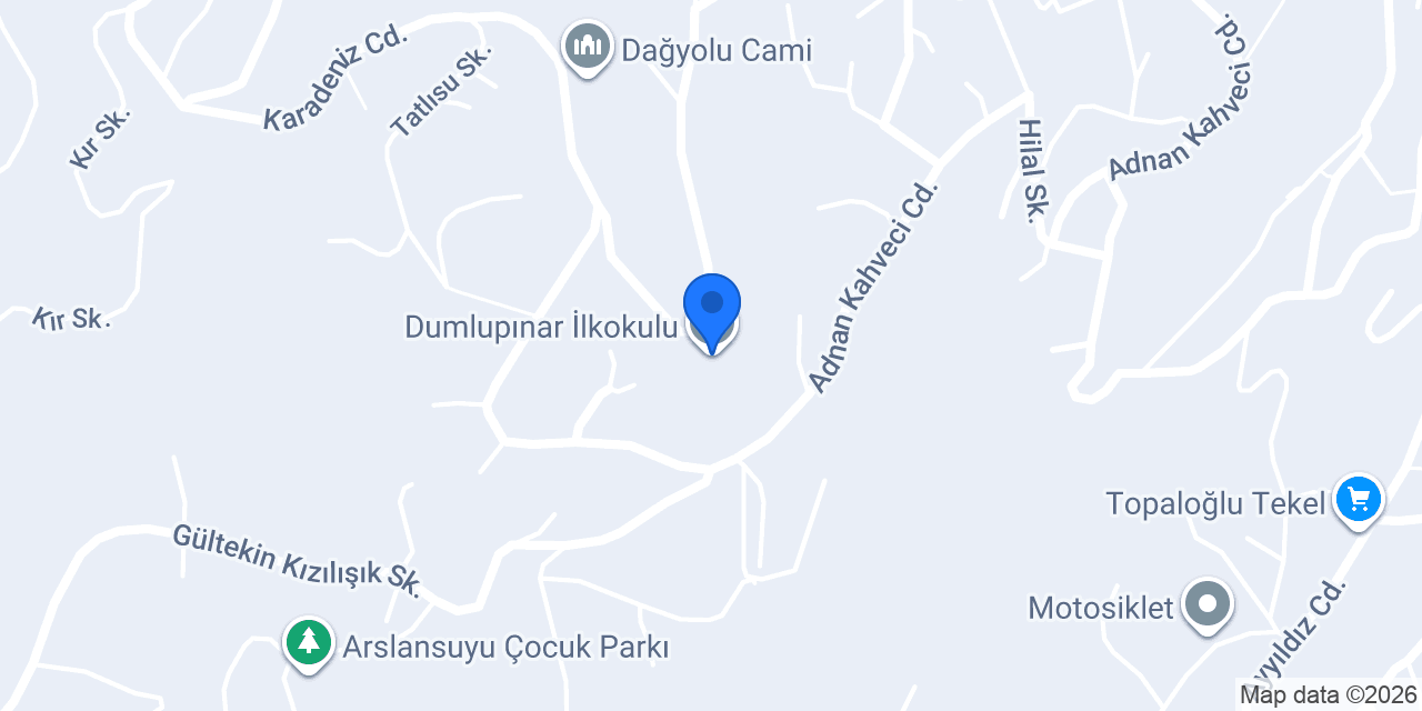 Dumlupınar İlkokulu konumu
