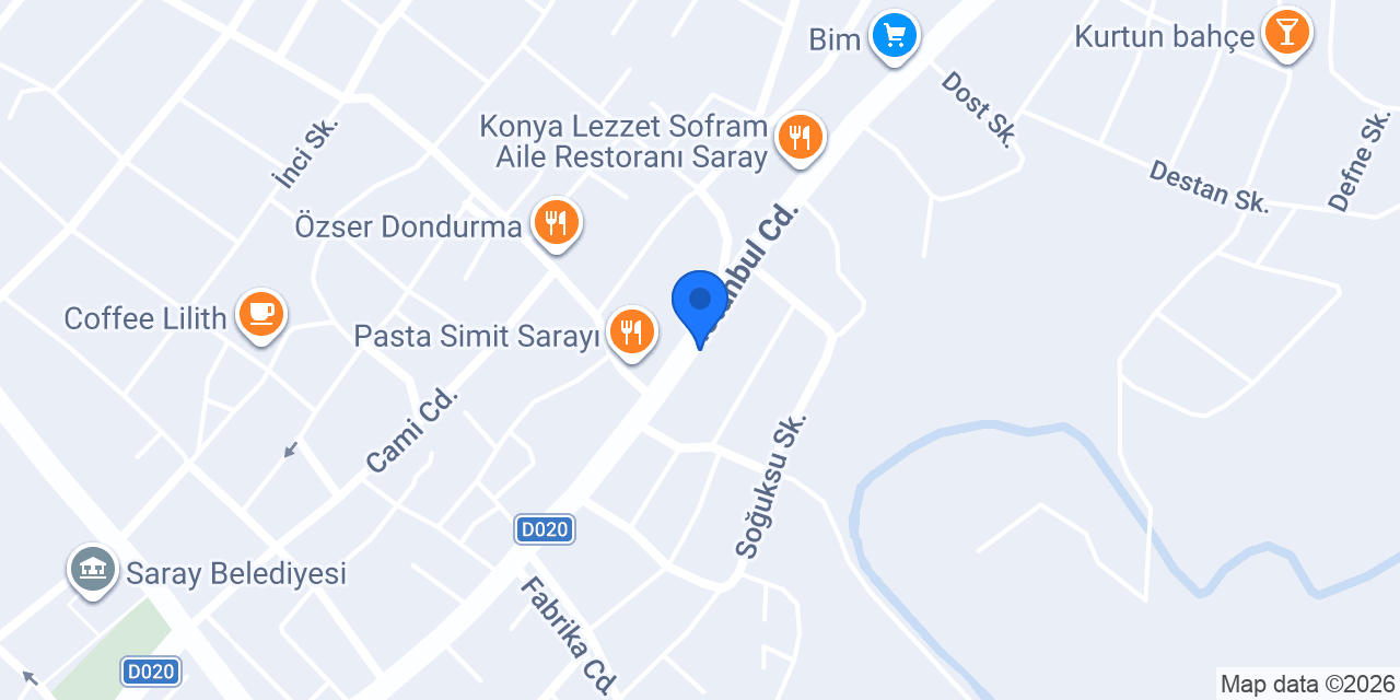 Doğanev Saray Mağaza konumu