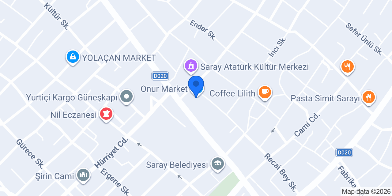 Onur Market konumu