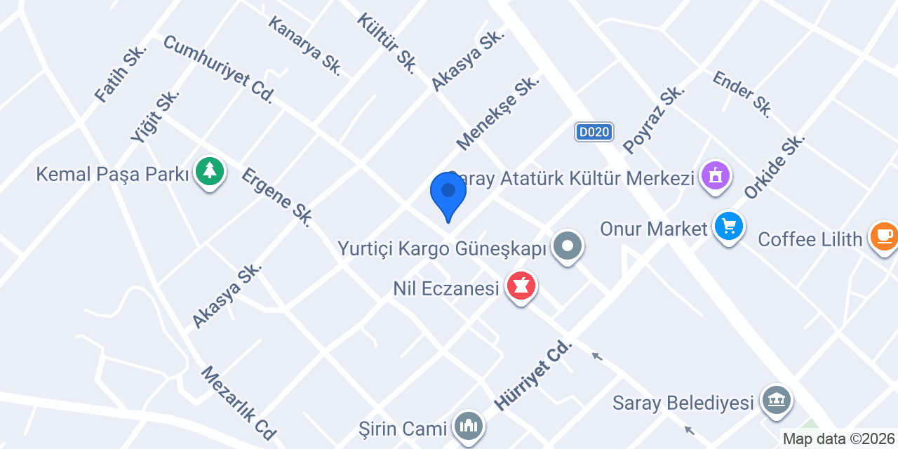 Kuzey restorant konumu