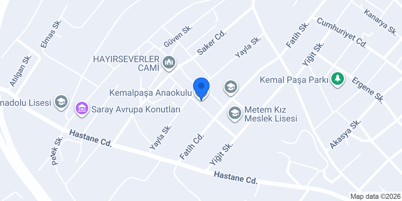 Kemalpaşa Anaokulu konumu
