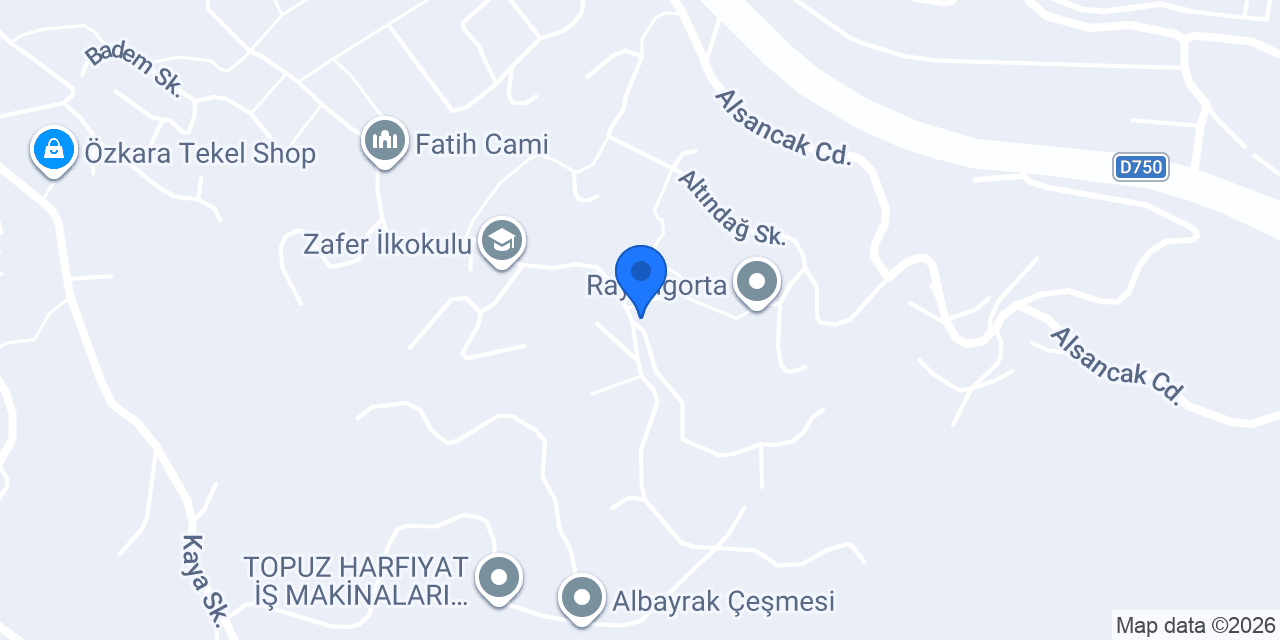 Köşem Otomotiv konumu