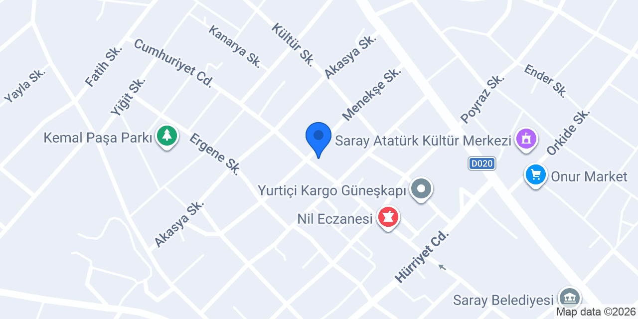 Saray vergi dairesi konumu