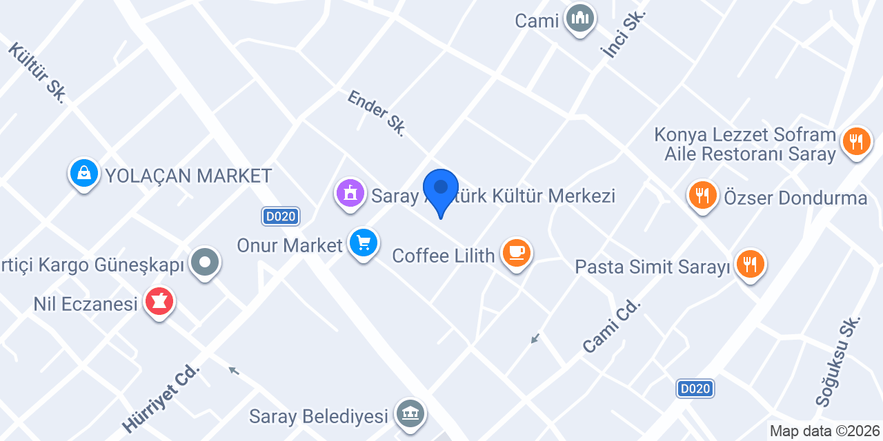 Bayraktar oto yıkama konumu