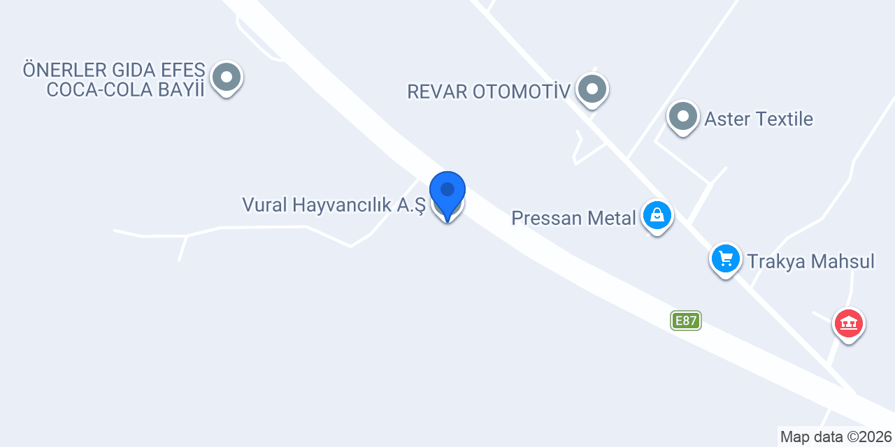 Vural Hayvancılık A.Ş konumu