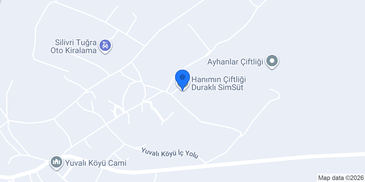 Hanımın Çiftliği Duraklı SimSüt konumu