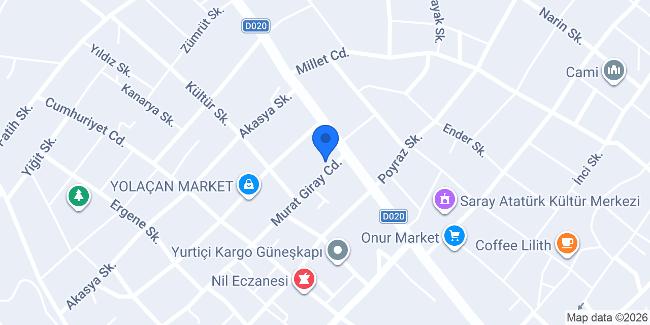Saray Noterliği konumu
