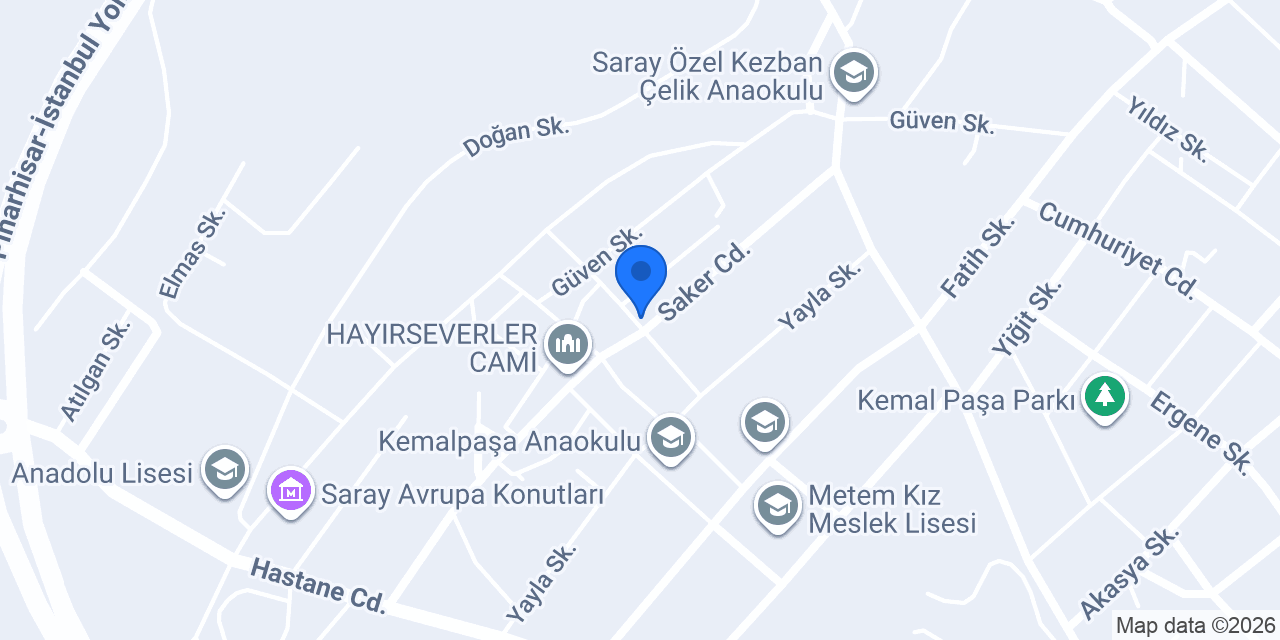 Ayaspaşa Erkek Öğrenci Yurdu konumu