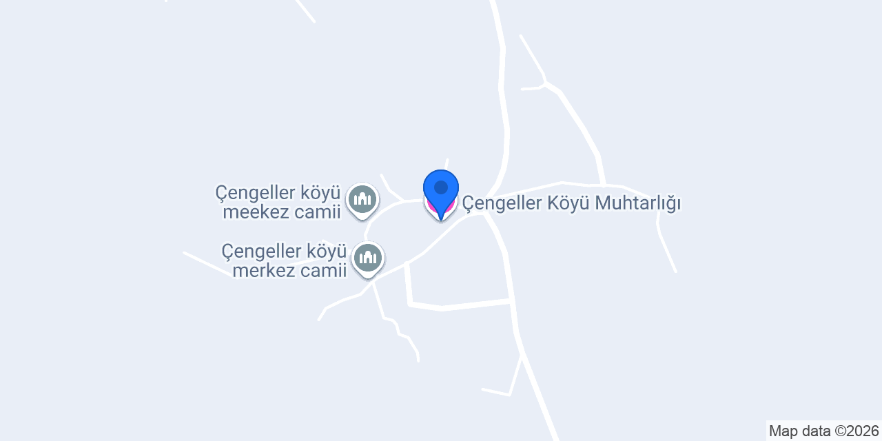 Çengeller Köyü Muhtarlığı konumu