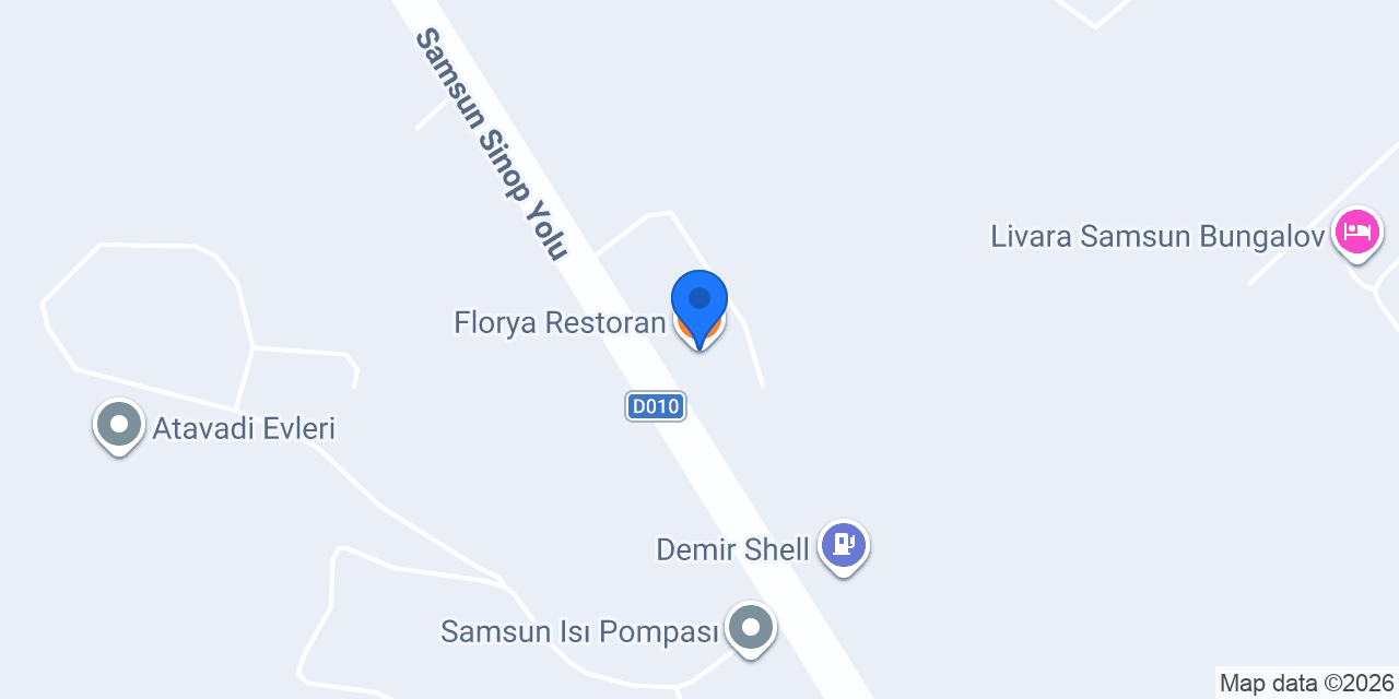 Florya Restoran konumu