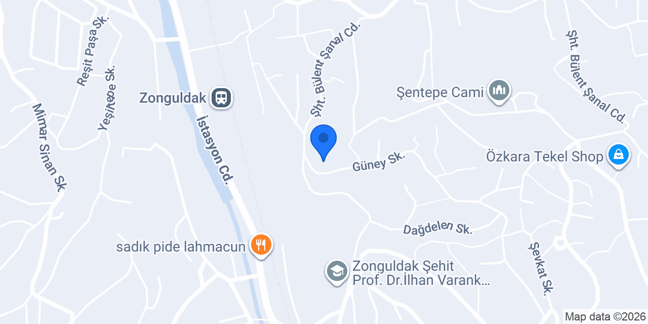Akyüz Mobilya konumu