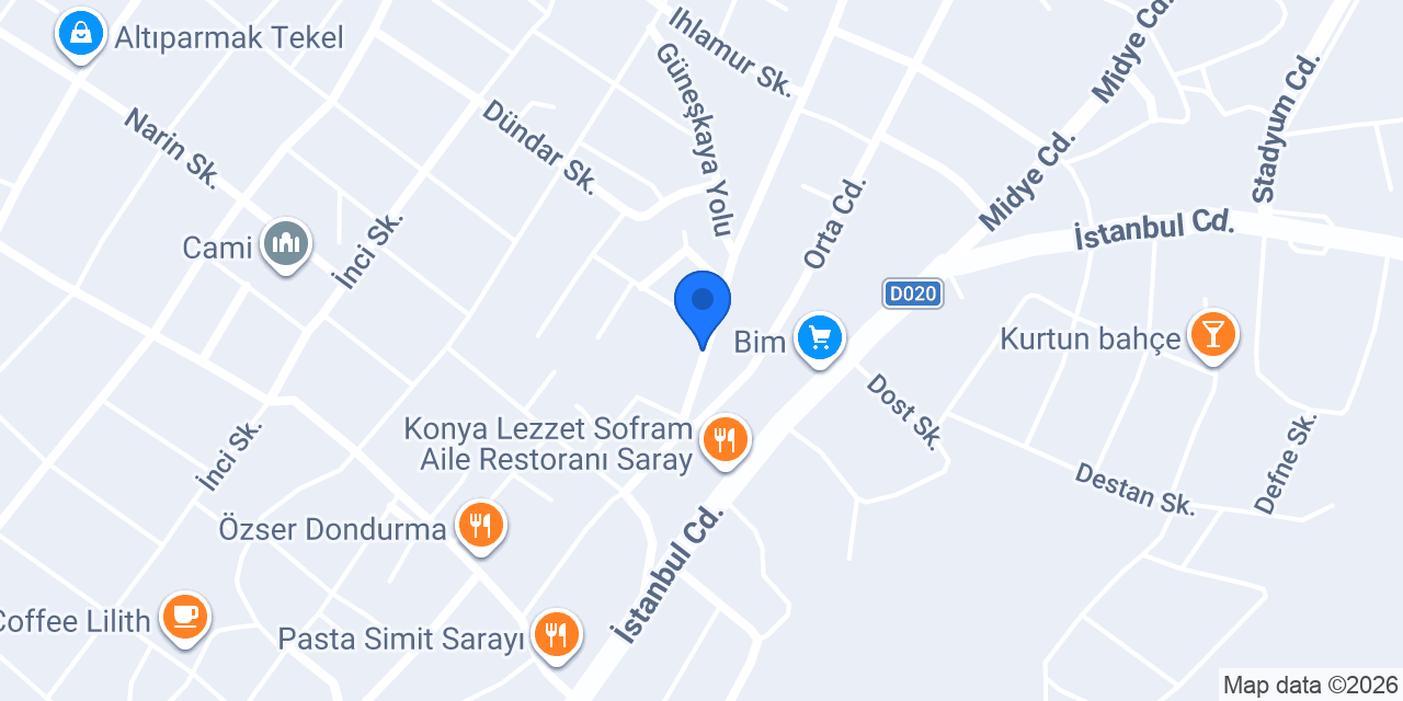 Guclu Tesisat Dogalgaz Muhendislik konumu