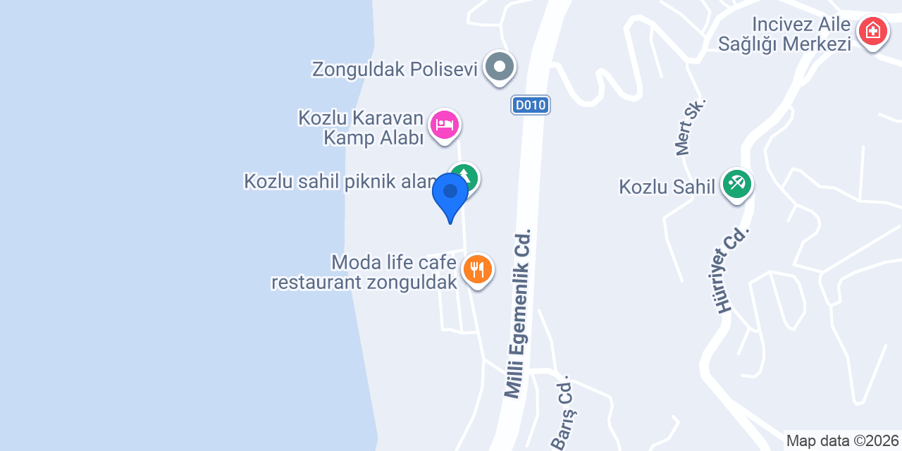 Yakamoz cafe konumu