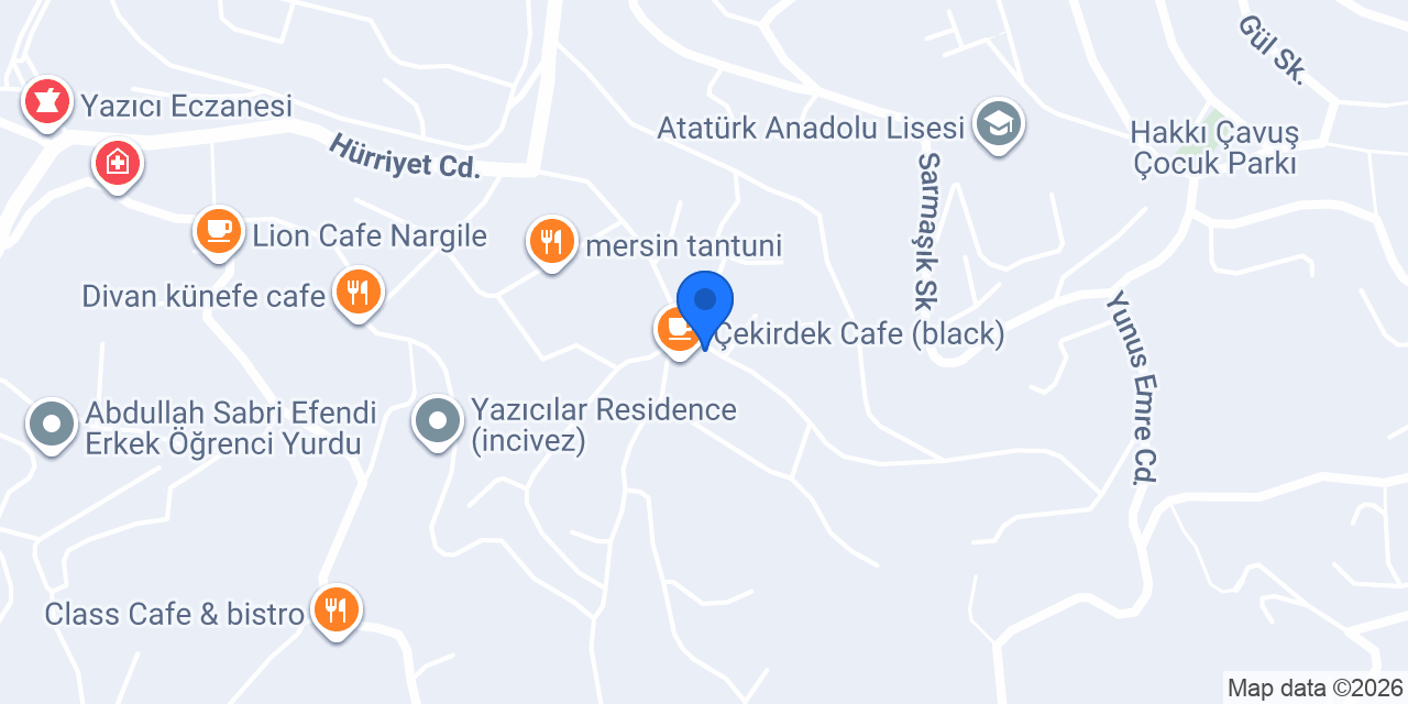 Fakülteliler Büfe Tekel konumu