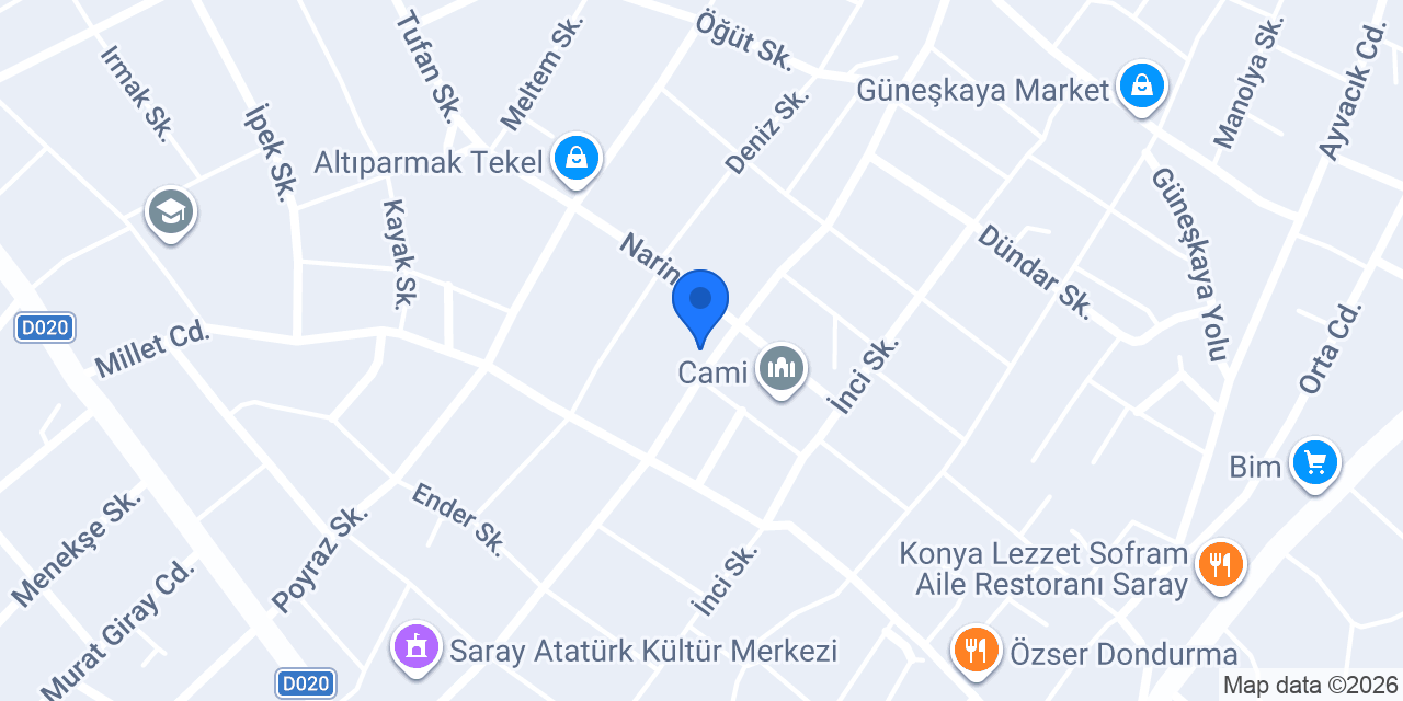 SENEM YEMEK RESTAURANT konumu