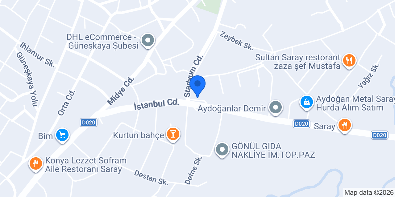 Petrol Ofisi konumu